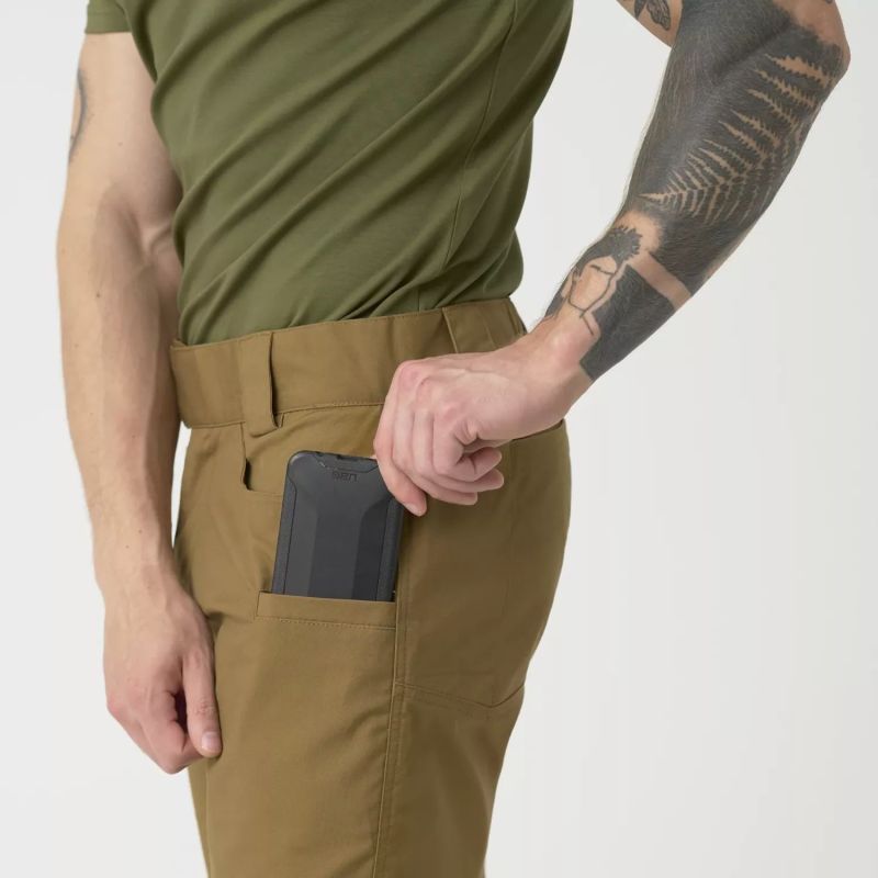 HELIKON Krátke nohavice Greyman DuraCanvas - black (SP-GTK-DC-01)