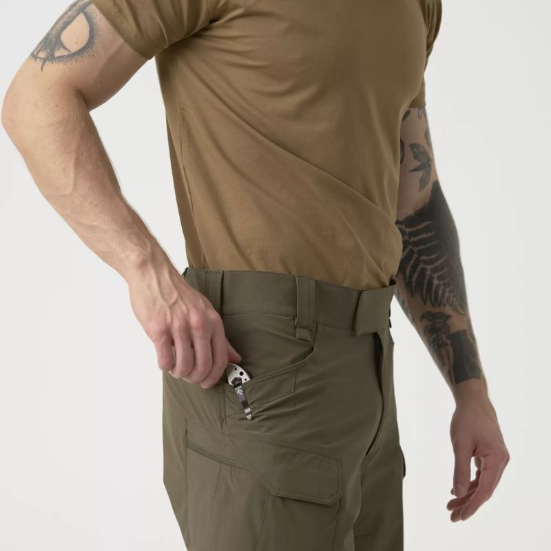 HELIKON Krátke nohavice OTUS VersaStretch - shadow grey (SP-OTU-VL-35)