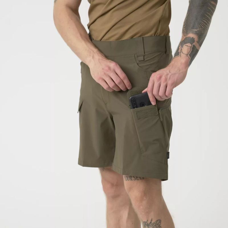 HELIKON Krátke nohavice OTUS VersaStretch - shadow grey (SP-OTU-VL-35)