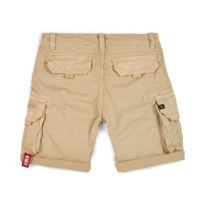 ALPHA INDUSTRIES Krátke nohavice Crew - sand (176203/14)