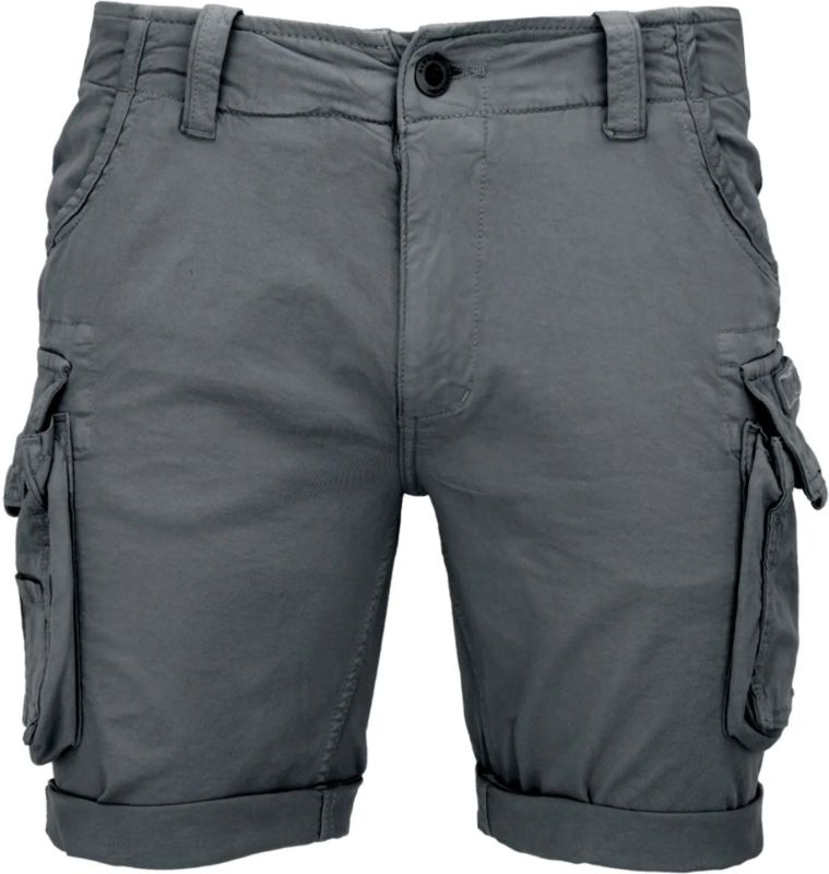 ALPHA INDUSTRIES Krátke nohavice Crew - vintage grey (176203/684)