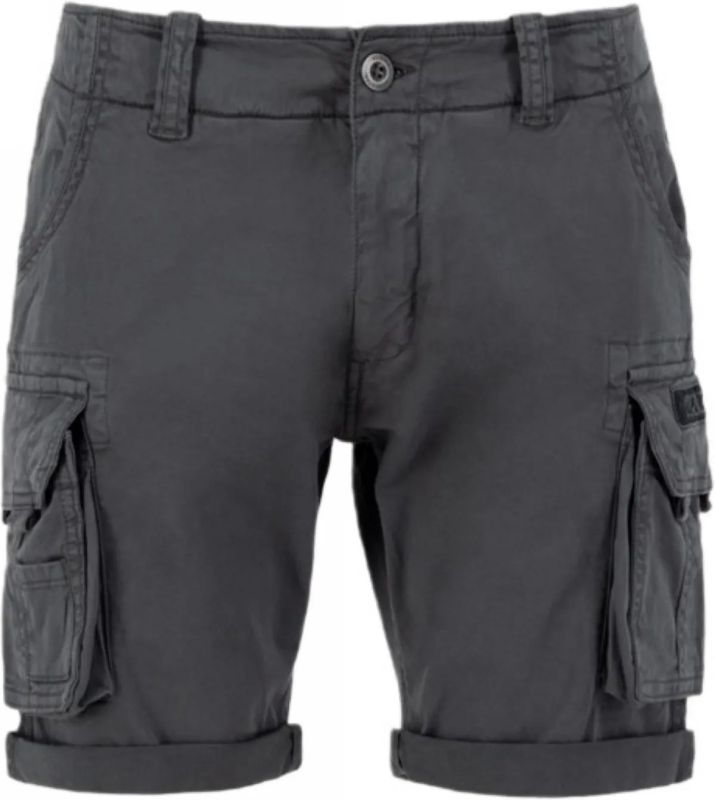 ALPHA INDUSTRIES Krátke nohavice Crew - vintage grey (176203/684)
