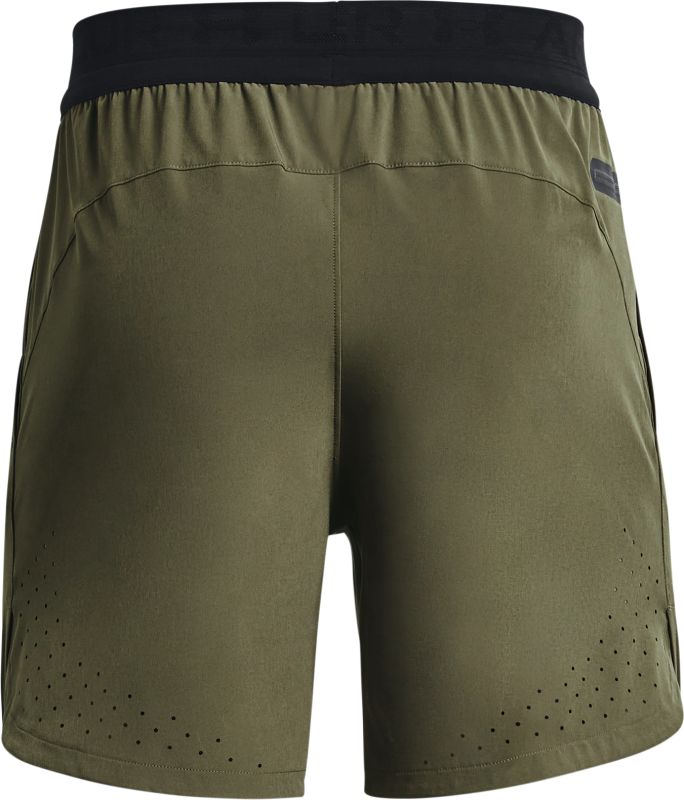 UNDER ARMOUR Krátke nohavice Peak Woven Shorts - zelené (1376782-390)