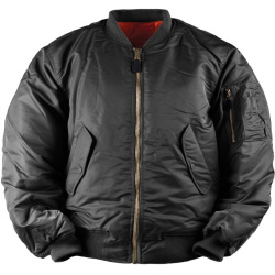 MILTEC Bunda letecká US BASIC MA1 - black (10402002)