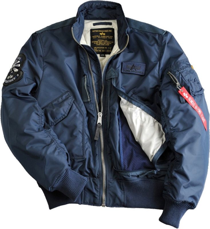 ALPHA INDUSTRIES Bunda Engine - modrá (103101/07)