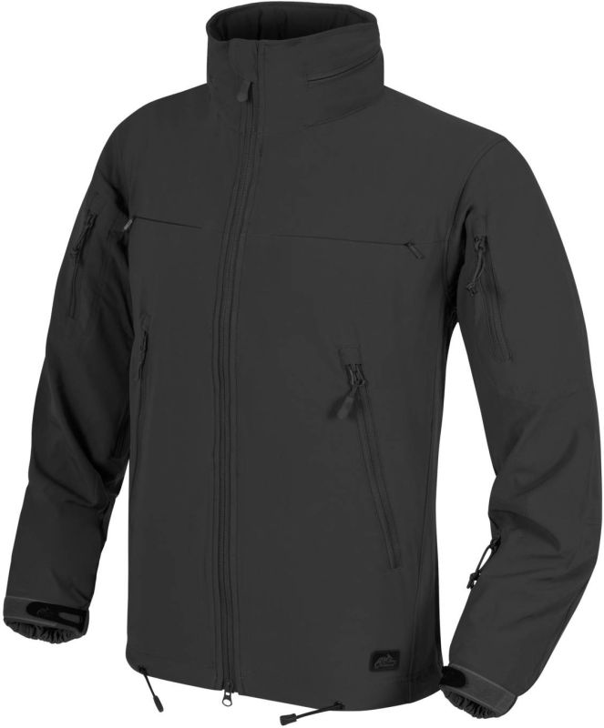 HELIKON Bunda Cougar softshell - čierna (KU-CGR-SM-01)