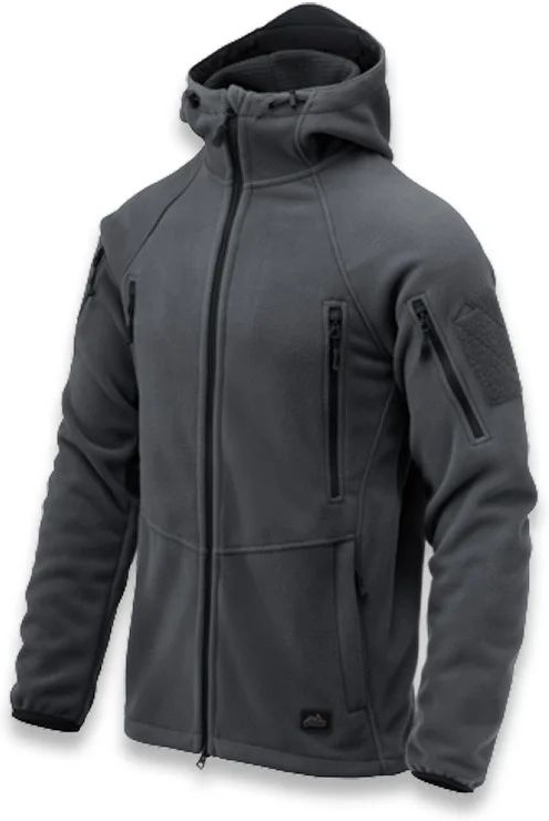 HELIKON Bunda Patriot MK2, hybrid fleece - shadow grey / black (BL-PJ2-FH-3501A)