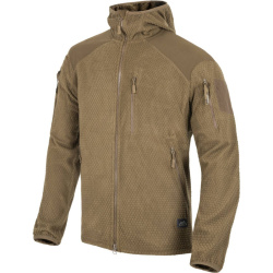 HELIKON Bunda ALPHA s kapucňou fleece - coyote (BL-ALH-FG-11)