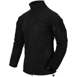 HELIKON Bunda Alpha Tactical Grid fleece - black  (BL-ALT-FG-01)