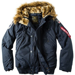 ALPHA INDUSTRIES Bunda Polar Jacket SV - modrá (133141/07)