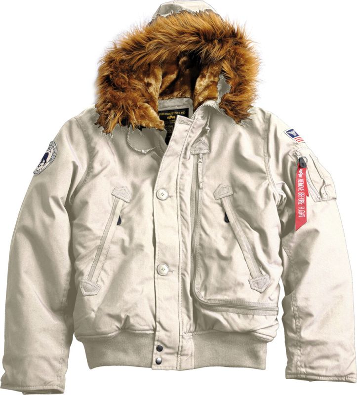 ALPHA INDUSTRIES Bunda Polar Jacket SV - biela (133141/16)