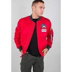 ALPHA INDUSTRIES Bunda MA-1 LW Mission To Mars - speed red (126106/328)