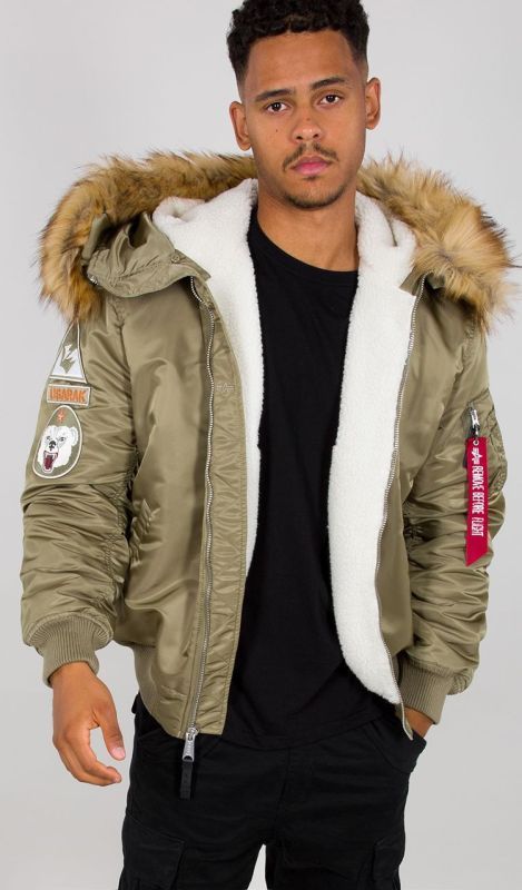 ALPHA INDUSTRIES Bunda MA-1 Hooded Arctic - stratos (128110/24)