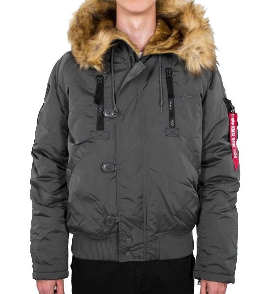 ALPHA INDUSTRIES Bunda PPS N2B - šedo/čierna (133147/136)