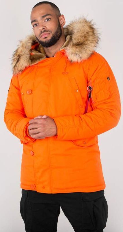 ALPHA INDUSTRIES Bunda Explorer - flame orange (193128/417)