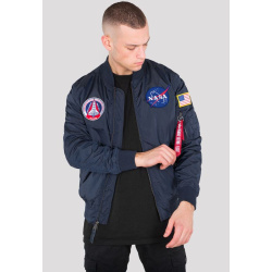 ALPHA INDUSTRIES Bunda MA-1 TT NASA Reversible II - modrá (186101/07)