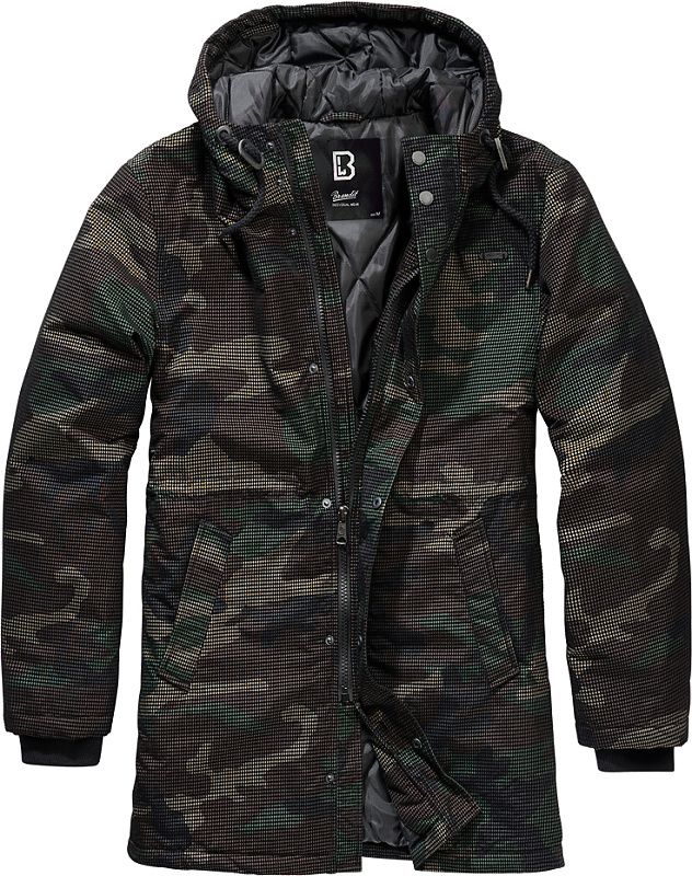 BRANDIT Bunda Grid-Camo Parka - woodland (3168/10)