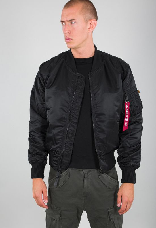 ALPHA INDUSTRIES Bunda MA-1 IF - čierna (198107/03)