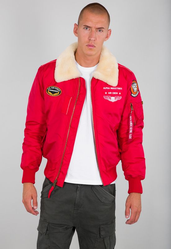 ALPHA INDUSTRIES Bunda Injector III Air Force - speed red (198113/328)