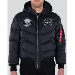 ALPHA INDUSTRIES Bunda Hooded Puffer Voyager FD - čierna (118102/03)