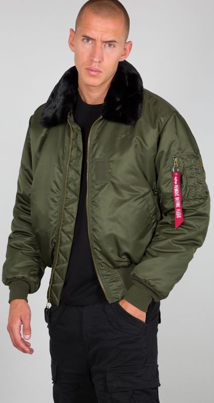 ALPHA INDUSTRIES Bunda B15 - dark green (100107/257)