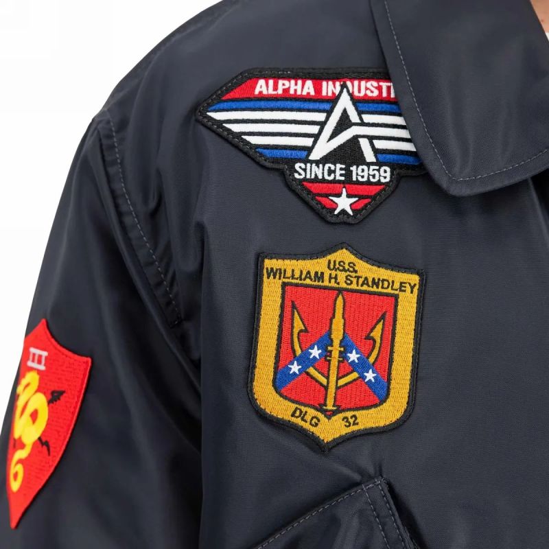 ALPHA INDUSTRIES Bunda CWU 45 P Devils Brigade - iron grey (268135/466)