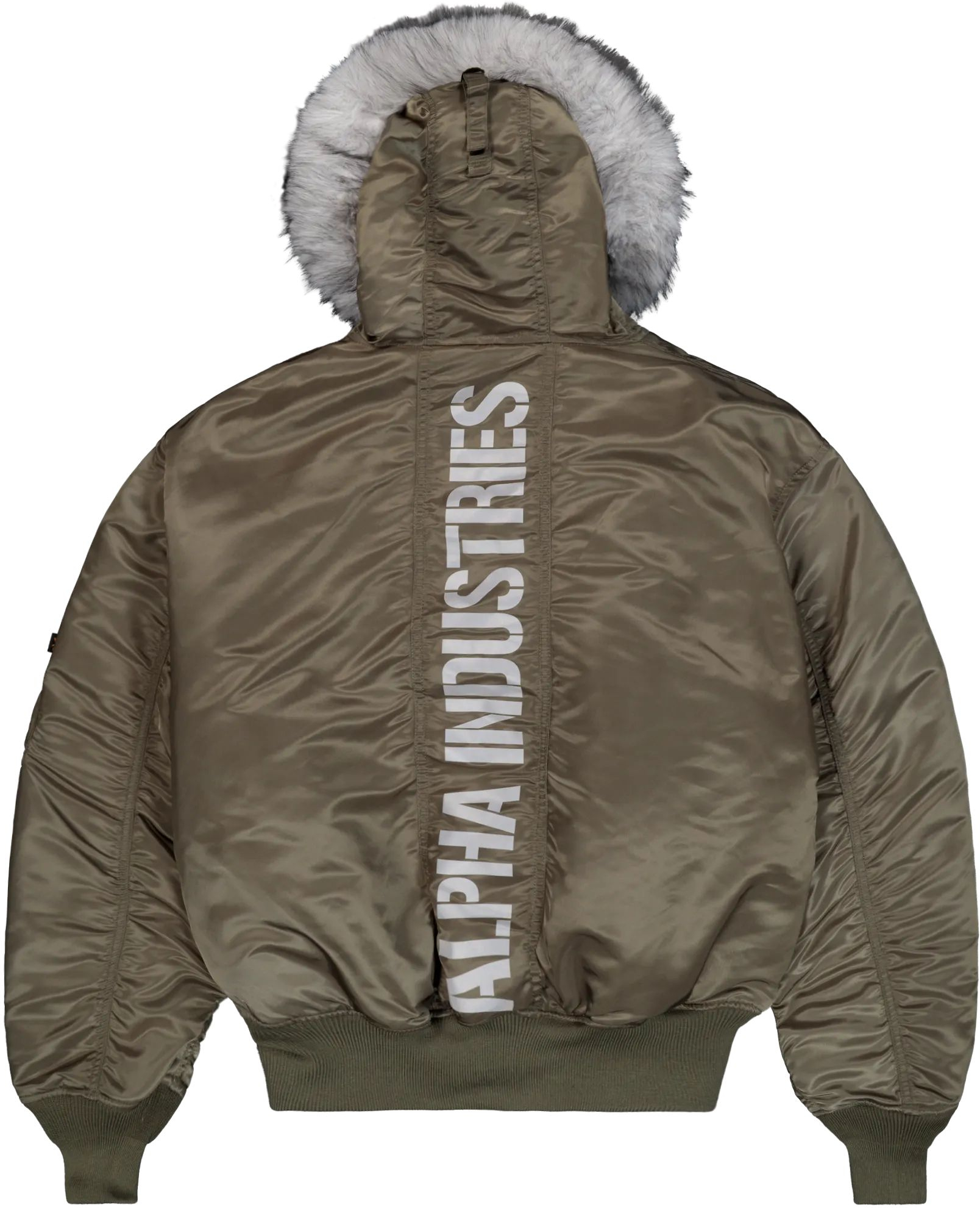 ALPHA INDUSTRIES Bunda 45p Hooded Custom - mud olive (113145/443)