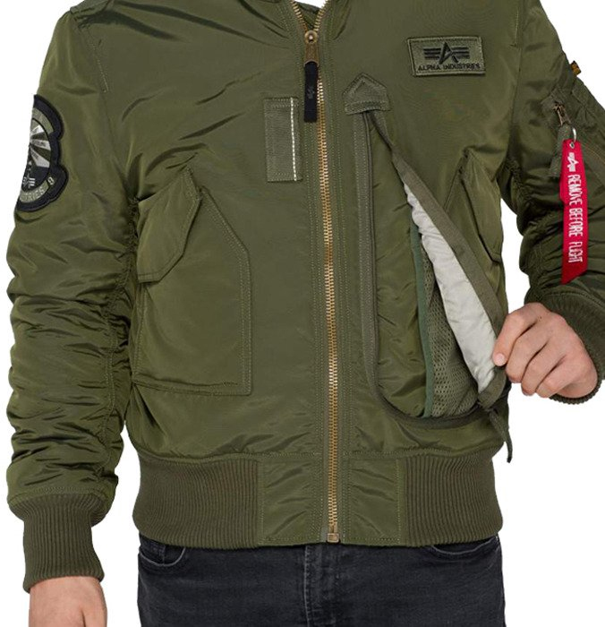 ALPHA INDUSTRIES Bunda Engine - tmavo zelená (103101/257)