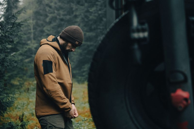 HELIKON Bunda Patriot Pro fleece - coyote (BL-PPF-RP-11)