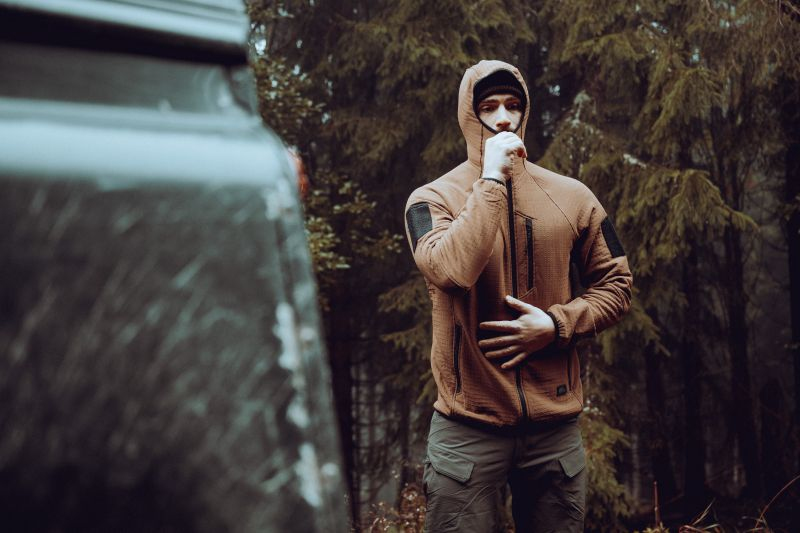 HELIKON Bunda Patriot Pro fleece - shadow grey (BL-PPF-RP-35)