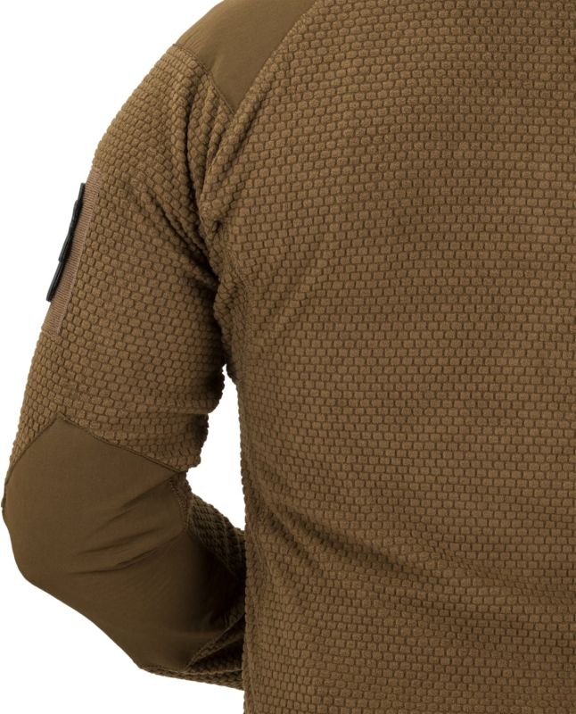 HELIKON Bunda ALPHA s kapucňou fleece - olivová (BL-ALH-FG-02)