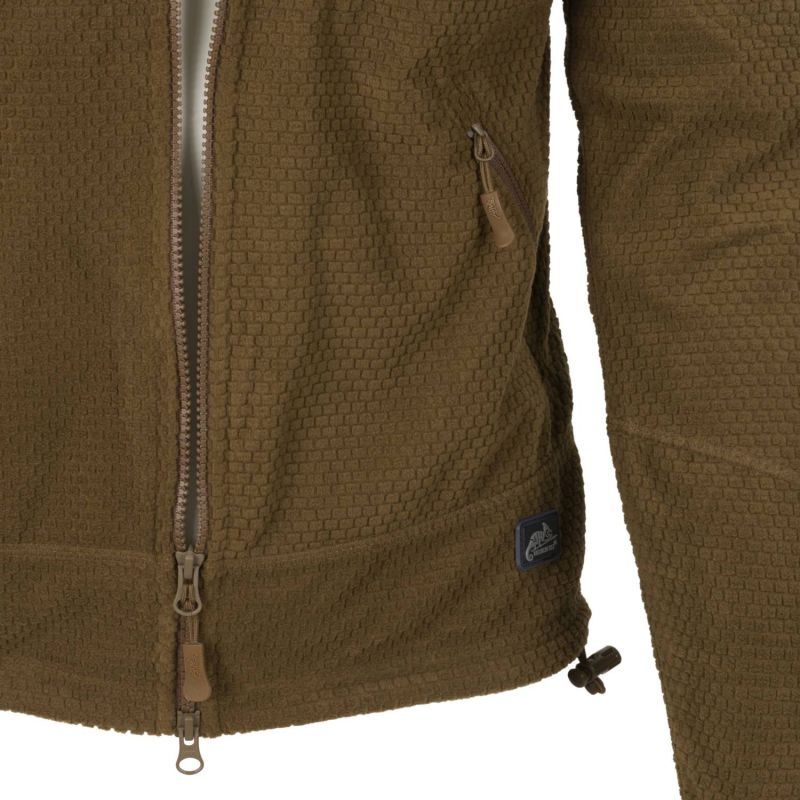 HELIKON Bunda Alpha Tactical Grid fleece - čierna (BL-ALT-FG-01)