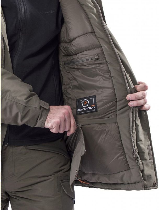 PENTAGON Bunda HCP Parka, čierna (K01008)