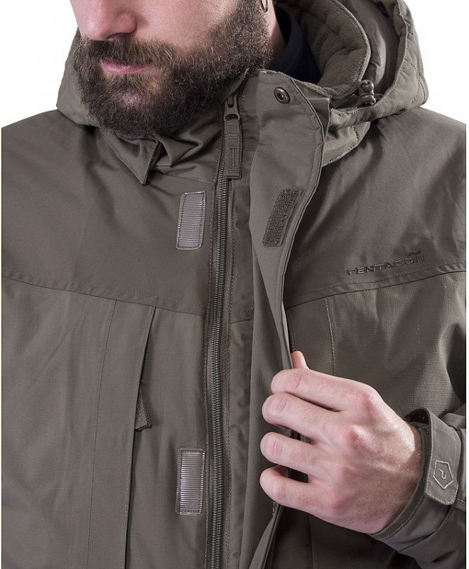 PENTAGON Bunda HCP Parka, čierna (K01008)