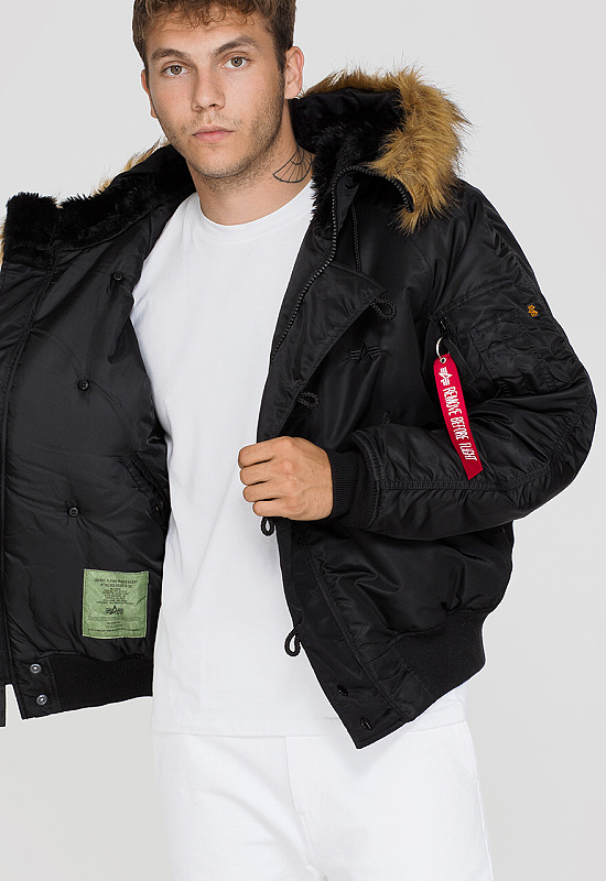 ALPHA INDUSTRIES Bunda N2B - čierna (100105/03)