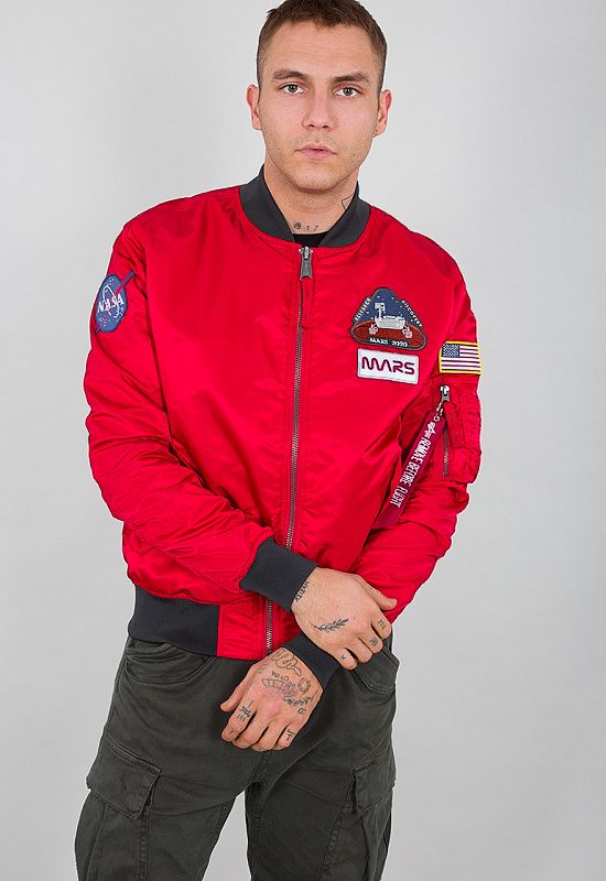 ALPHA INDUSTRIES Bunda MA-1 LW Mission To Mars - speed red (126106/328)