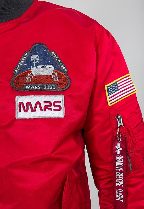 ALPHA INDUSTRIES Bunda MA-1 LW Mission To Mars - speed red (126106/328)