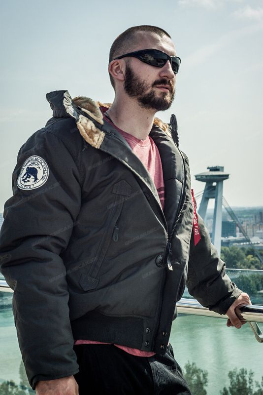ALPHA INDUSTRIES Bunda Polar Jacket SV - šedá (133141/04)