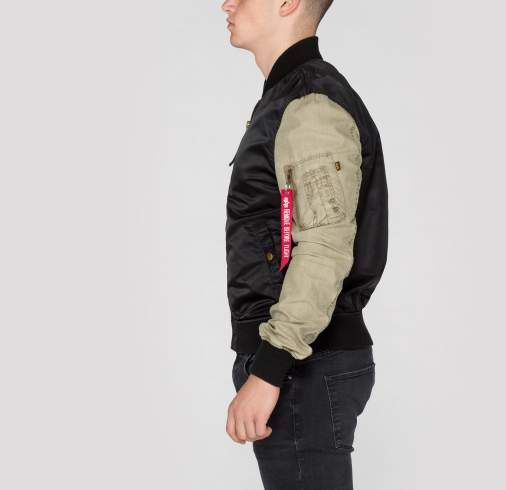 ALPHA INDUSTRIES Bunda MA-1 Blend - čierna (156106/03)