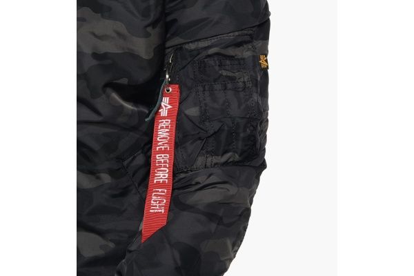 ALPHA INDUSTRIES Bunda MA-1 TT - black camo (191103/125)