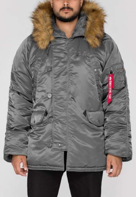 ALPHA INDUSTRIES Bunda N3B - gun metal (100106/61)