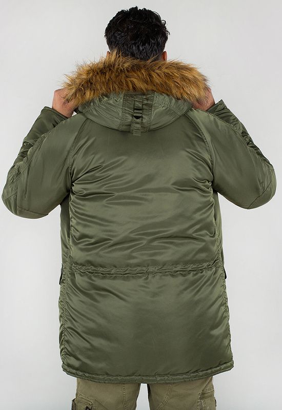 ALPHA INDUSTRIES Bunda N3B VF 59 - tmavo zelená (103141/257)