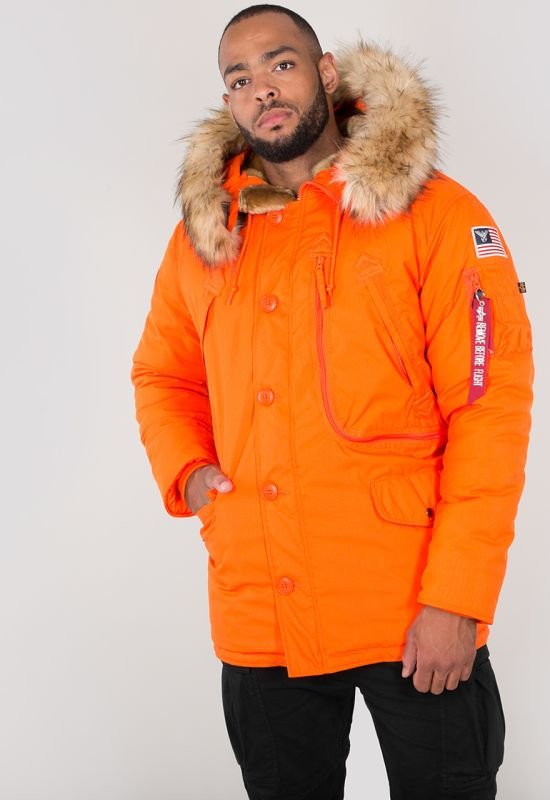 ALPHA INDUSTRIES Bunda Polar Jacket - flame orange (123144/417)