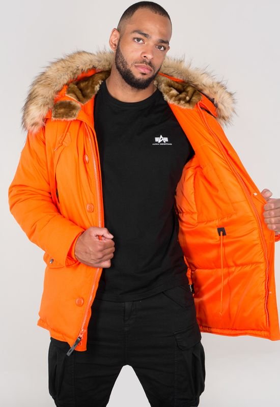 ALPHA INDUSTRIES Bunda Polar Jacket - flame orange (123144/417)