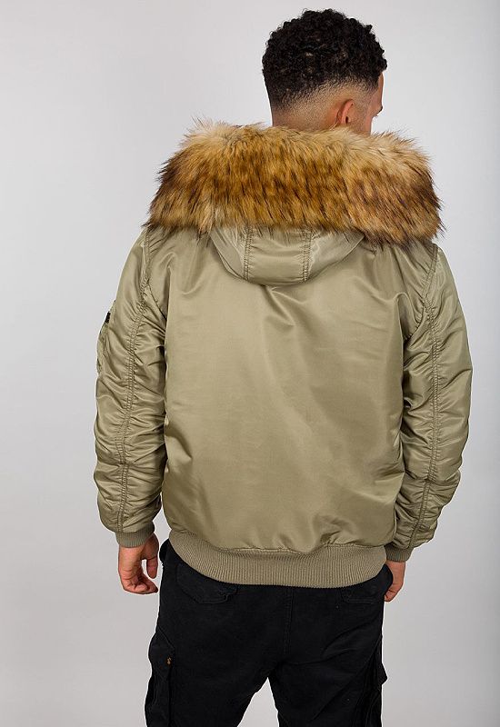 ALPHA INDUSTRIES Bunda MA-1 Hooded Arctic - stratos (128110/24)