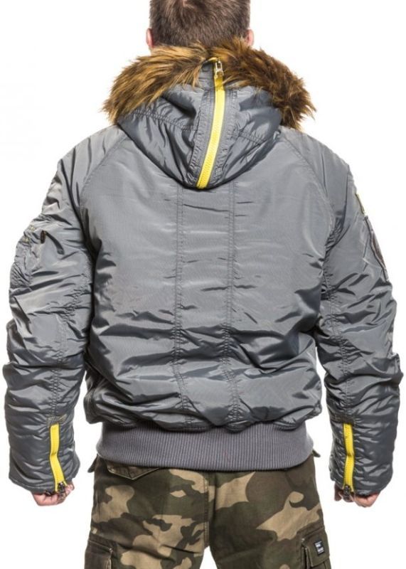 ALPHA INDUSTRIES Bunda PPS N2B - šedo/čierna (133147/136)