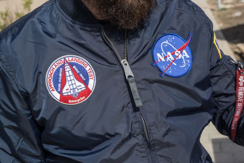 ALPHA INDUSTRIES Bunda MA-1 TT NASA Reversible II - modrá (186101/07)