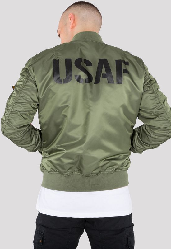 ALPHA INDUSTRIES Bunda MA-1 VF LW USAF - sage green (186103/01)