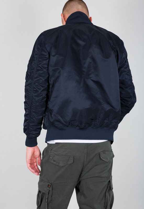 ALPHA INDUSTRIES Bunda NASA Jacket Flight Nylon - modrá (186124/07)