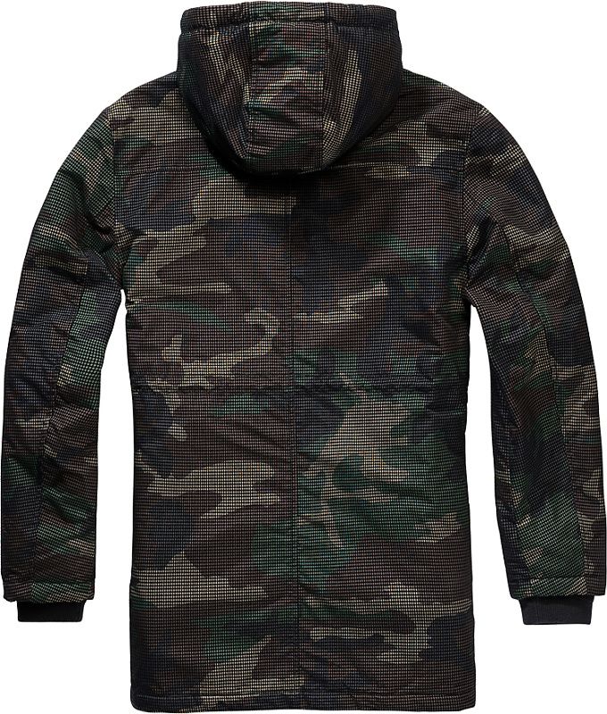 BRANDIT Bunda Grid-Camo Parka - woodland (3168/10)